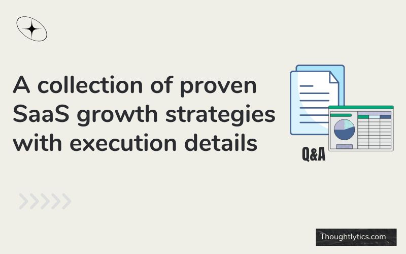 A Collection of Proven SaaS Growth Strategies